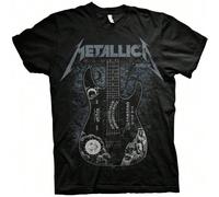 Metallica | Official Band T-Shirt | Hammett Ouija Guitar - 24-Hour Fast Shipping! This Official Metallica "Hammett Ouija Guitar" Band T-Shirt is a tribute to the relentless power and iconic presence t