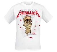 Metallica Maglietta One Landmine Unisex White 2XL