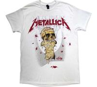 Metallica Maglietta One Landmine Unisex White 2XL
