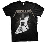 Metallica 'Papa Het Guitar' (Nero) T-Shirt - NUOVO E UFFICIALE