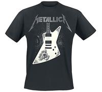 Metallica Papa Het Guitar Uomo T-Shirt Nero S 100% Cotone Regular
