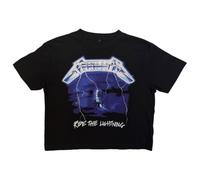 Metallica Ride The Lightning Crop Top Size M