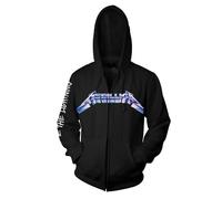Metallica Ride The Lightning Felpa con Cappuccio e Zip Intera Adulto Unisex