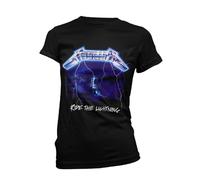 Metallica Ride The Lightning Maglietta Brani Donna (PH2771)