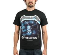 Metallica Ride The Lightning T-Shirt, Medium, Black, Nero, M