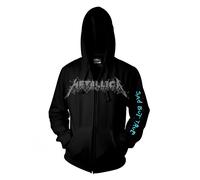 METALLICA - SAD BUT TRUE BLACK (FOTL) Hooded Sweatshirt with Zip Medium
