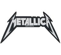 Metallica Shaped Logo Unisex Toppa nero/bianco 100% poliestere