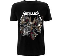 Metallica Skull Moth ufficiale Uomo maglietta unisex
