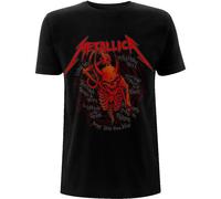 Metallica Skull Screaming Red 72 Seasons autorizzato Uomo maglietta