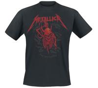 Metallica Skull Screaming Red 72 Seasons Uomo T-Shirt Nero 3XL 100% Cotone Regular