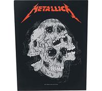 Metallica Skulls Unisex Toppa nero/rosso/grigio 95% cotone, 5% poliestere