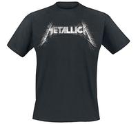 Metallica Spiked_Men_bl_TS:2XL T-Shirt, Nero (Black Black), XX-Large Uomo