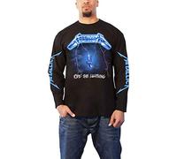 Metallica T-Shirt a Maniche Lunghe Ride The Lightning da Uomo in Nero