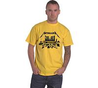 Metallica Maglietta 72 Seasons Simplified Cover Unisex Yellow L