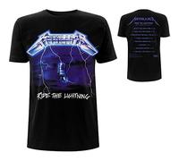 Metallica - T-Shirt # Xl Unisex Black # Ride The Lightning Tracks
