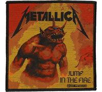 Metallica Targhetta vivigade toppa Jump In The Fire