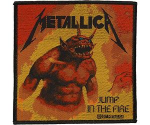 Metallica Targhetta vivigade toppa Jump In The Fire