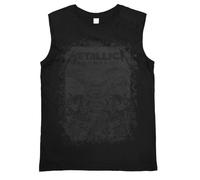 Metallica The Black Maglietta Album Senza Maniche Uomo (NS5194)