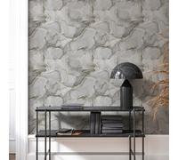 Metallica The Elysian Marmo Parati Astratto Moderno Lavabile Muriva 212512 Nero