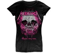 Metallica 'Wherever I May Roam' (Nero) T-shirt aderente da donna - NUOVO