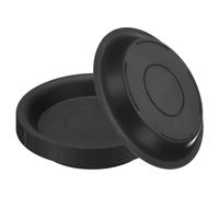 METALLIXITY 10 Pezzi Sottovaso Pianta 13,5cm PP Rotondo Nero | Sottovasi per Vasi da Fiore, per Drenaggio Acqua Interno o Esterno, per Giardini, Cortili, Balconi, Piante da Tavolo