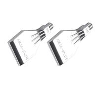 METALLIXITY 2pz Piatto Ugello 88mm/3.46" Vento Jet Aria Soffiaggio Grigio