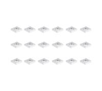 METALLIXITY Dadi Quadrati (M5x8x2mm) 100pz, Dadi in Acciaio Al Carbonio - per Mobili, Costruzioni, Attrezzature Meccaniche, Fissaggi, Tono Argento