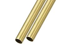 METALLIXITY Ottone Tubo(16mm OD x 0.5mm Muro T x 200mm L) 2pz Diritto Tubatura - per Casa Arredamento Macchinari fai da te Artigianato