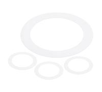 METALLIXITY Portafaretto da Incasso per 5" Luci da Incasso, ID 4" x OD 5,5", 4pz Illuminazione ad Incasso Copertura Anello Metallico per Apparecchi Soffitto Parete Illuminazione LED, Bianco