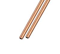 METALLIXITY Rame Tubo (5mm OD x 0.25mm Muro T x 300mm L) 2pz Diritto Tubatura - per Casa Arredamento Macchinari fai da te Artigianato