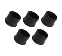 METALLIXITY Sedia Gamba Fine Rivestimento (60mm Dia) 5pz, Gomma Mobili Piedi Tappi Pavimento Protezione - per Divano Tavolo Patio Sedie, Nero