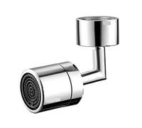 Metallo 1080 ° Rotazione universale Rubinetto Spruzzatore Testa for rubinetto Extender Aeratore Gorgogliatore Ugello Rubinetto da cucina Lavabo Robot Braccio Facile Da Installare(720 degree double)