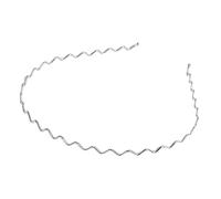 Metallo 2/3 Strato Fasce Filo di Fila Fascia Per Le Donne Dei Capelli Di Nozze Fascia Elastica Per Le Ragazze
