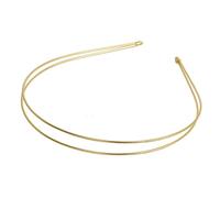 Metallo 2/3 Strato Fasce Filo di Fila Fascia Per Le Donne Dei Capelli Di Nozze Fascia Elastica Per Le Ragazze