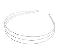 Metallo 2/3 Strato Fasce Filo Fascia Per Le Donne Cerchietto Dei Capelli di Nozze Elastico Metallo Hairband Per Le Ragazze Base Della Fascia di Metallo Spessa
