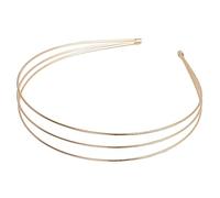 Metallo 2/3 Strato Fasce Filo Fila Fascia Per Le Donne Cerchietto Dei Capelli di Nozze Elastico Metallo Hairband Per Le Ragazze Base Della Fascia di Metallo Spessa