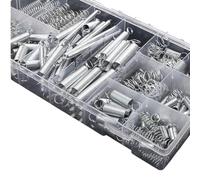 Metallo Acciaio Assortito Con Scatola Di Immagazzinaggio Accessori Bobina Estensione E Compressione Set Molle for Attrezzi Hardware Portatili 200 Pezzi