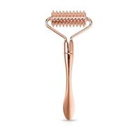 Metallo Agopuntura Rullo Di Massaggio,Rullo Di Massaggio Del Viso,Oro Rosa