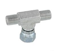 Metallo Airless vernice spruzzatore Tee 0,25" raccordo blu | Solida struttura in metallo, resistente, adatta per tubi standard, ideale per lavori di verniciatura, design