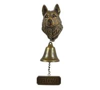 Metallo Basset Hound Welcome Campanello Segnale Campanello Decorazione Natale Appeso 2025 Ornamento Campanello Nuova Decorazione
