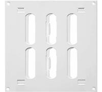 Metallo Bianco Aeratore Griglia 150mm x Con Interruttore/Piatto Louvre Condotto