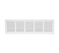 Metallo Bianco Aeratore Griglia 500mm x 200mm Fly Schermo Piatto Louvre Condotto