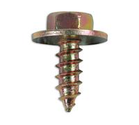 Metallo Bordo Fermaglio Vite Con Captive Rondella 6.3 x 19 -Pk10 - Connect 36616