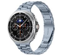 Metallo Cinturino Compatibile con Samsung Galaxy Watch 8 Cinturino 40mm 44mm/8 Classic Band 46mm Donna Uomo,No Gap Business Acciaio Inossidabile Metallo Cinturini per Galaxy Watch 8/8 Classic Band