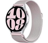 Metallo Cinturino per Galaxy Watch 7, 20mm Braccialetto in Acciaio Inox con Chiusura Magnetica Cinturino per Samsung Galaxy Watch 7/6/5/4 40mm 44mm/G alaxy W atch Fe 40mm/W atch 6 Classic 43mm