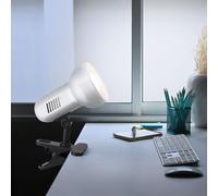 Metallo Clip Faretto Lavoro Camera Scrivania Luce Lampada Spot Orientabile [EEK: Non valutato]