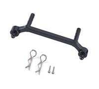 Metallo Corpo Anteriore Shell Colonne Post Holder per 1/24 Axial SCX24 90081 RC Crawler Auto Aggiornamento Parti Accessori (nero)