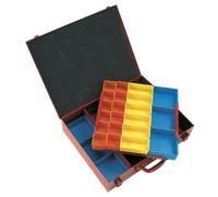 Metallo Custodia 2-Layer Con 27 Conservazione Contenitori - Sealey APMC27 Nuovo