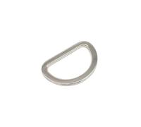 Metallo di alta qualità 16 mm 19 mm 25 mm 32 mm 38 mm Borsa a mano Borsa tracolla Cintura Collare for cani Catena Web Piatto O Dee D Anello Fibbia Chiusura Fai da te(Silver,Inner wide 25mm)