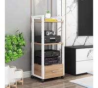 Metallo e Legno HiFi Rack 2/3/4 Tier Audio Stand per Amplificatori Giradischi & Stereo AV Media Cabinet Soluzione di archiviazione HiFi Pelliccia HiFi